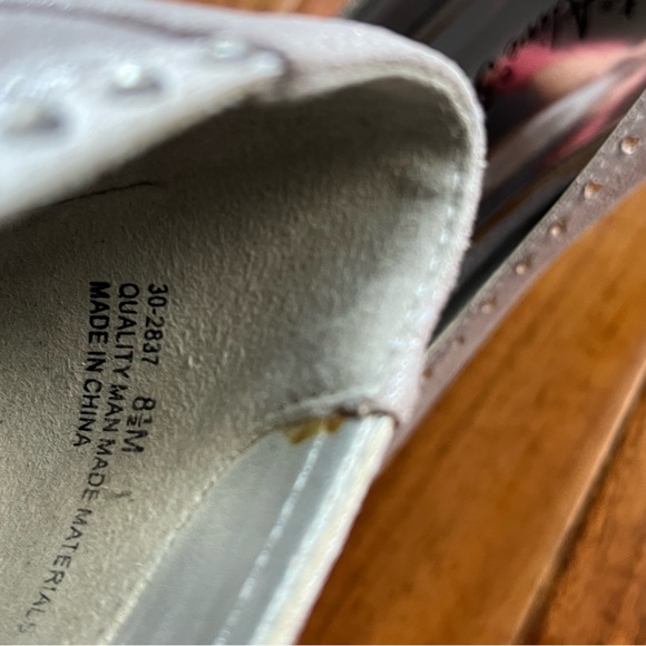 Silver peep toe heels with BLING SIZE 8.5 - Picture 7 of 9